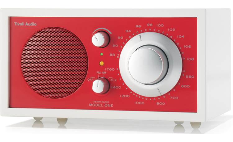 Tivoli Audio Frost White Model One Frost White and Red