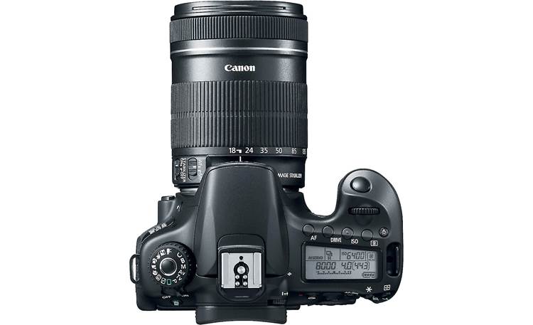 Canon EOS 60D Kit Top (with lens attached)
