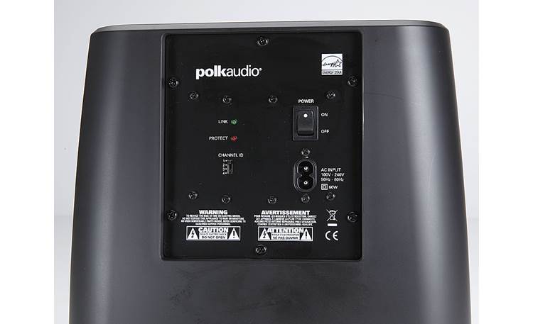 Polk Audio SurroundBar® 3000 Instant Home Theater Back of subwoofer