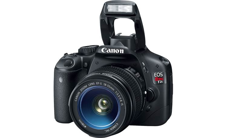 Canon EOS Digital Rebel T2i Kit With flash extended