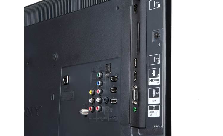 Sony KDL-46EX523 Back (AV inputs)