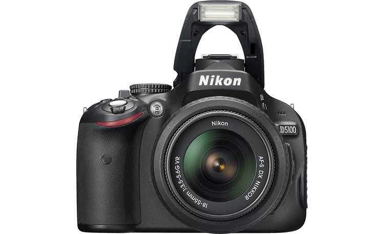 Nikon D5100 Kit With built-in flash raised