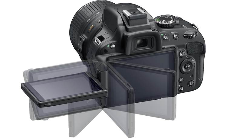 Nikon D5100 Kit LCD screen position range