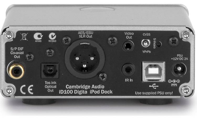Cambridge Audio ID100 Silver - back