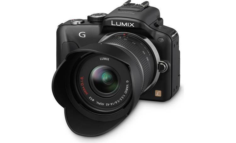 Panasonic DMC-G3K Kit With lens and lens hood attached
