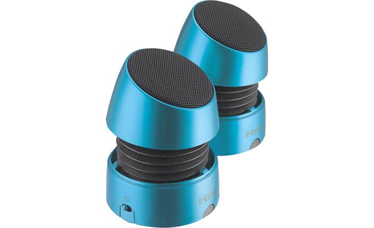 iHome iHM79 Blue - speakers in open position
