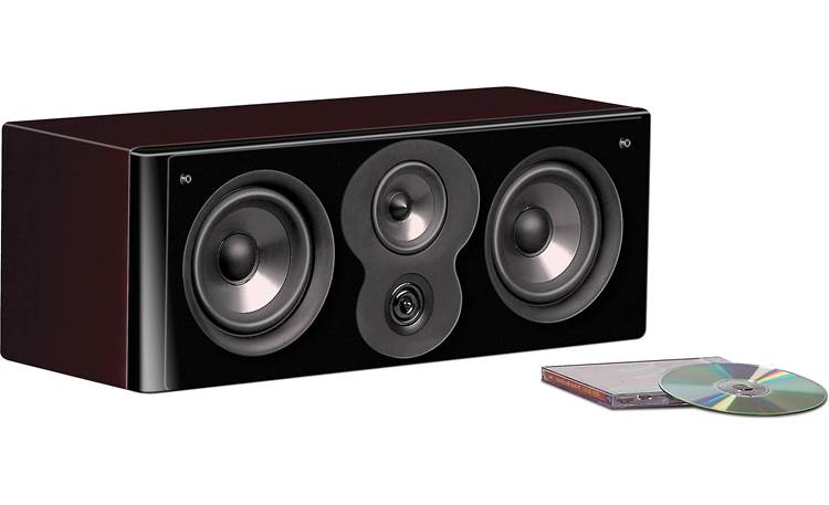 Polk Audio LSi M 704c Shown with grille off