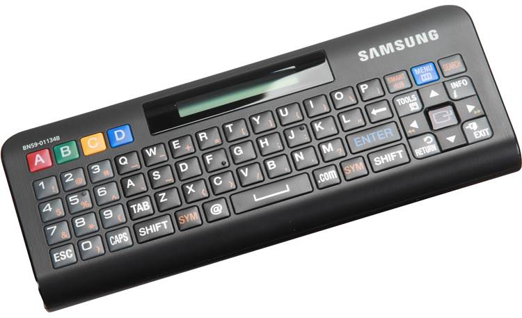 Samsung PN64D8000 Remote - QWERTY keyboard on back