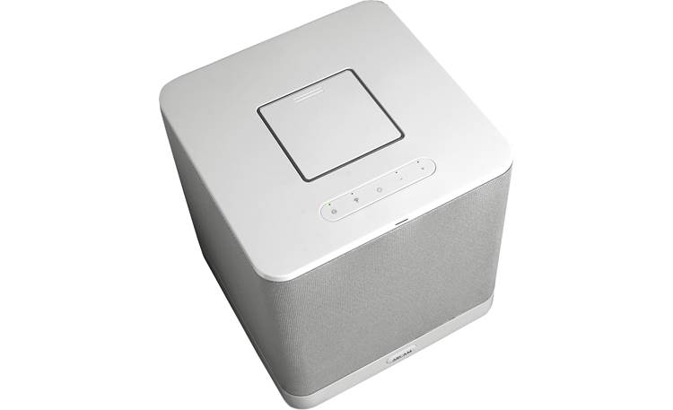 Arcam rCube White with dock covered