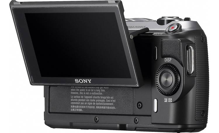 Sony Alpha NEXC3K Back with display tilted down