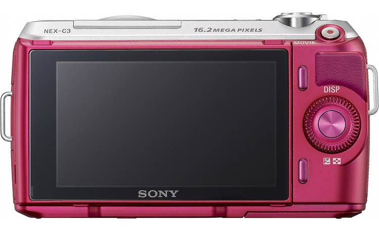 Sony Alpha NEXC3K Back, pink