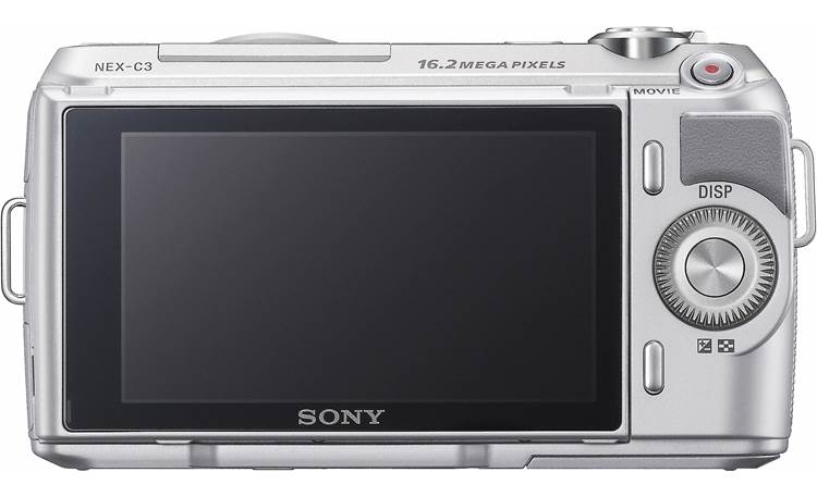 Sony Alpha NEXC3K Back, silver