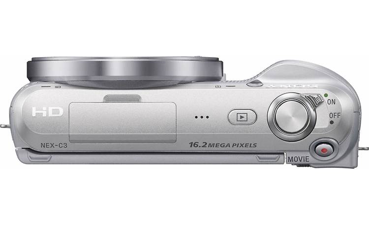 Sony Alpha NEXC3K Top view, silver