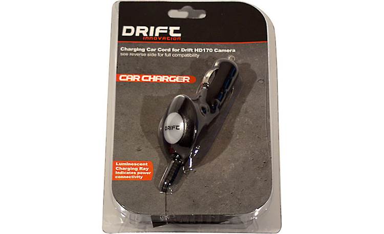 Drift® Innovation 12-volt Car Charger Shown in package