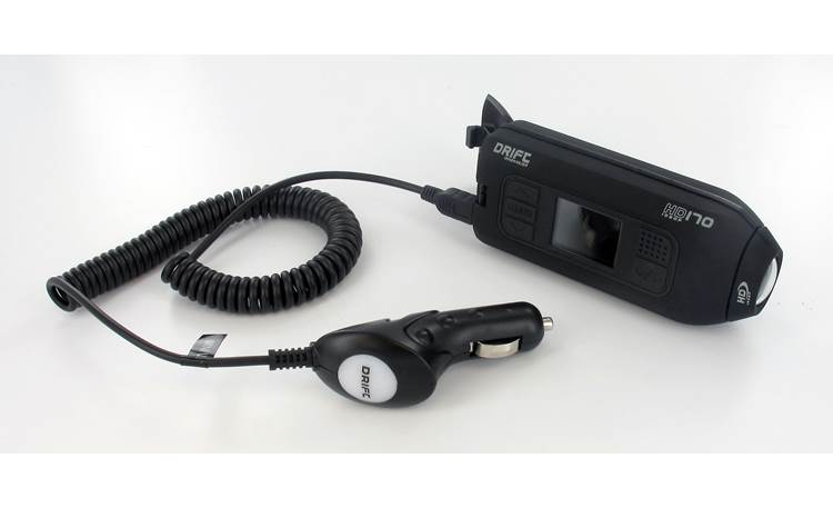 Drift® Innovation 12-volt Car Charger Shown attached to camera (not included)