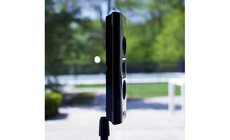 Klipsch® Gallery™ G-16 Flat Panel Speaker Attached to optional speaker stand