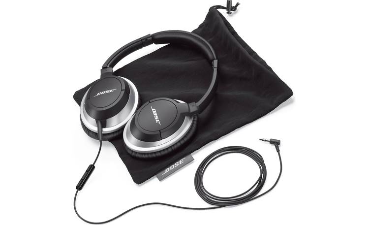 Bose® AE2i audio headphones Shown with included draw-string storage bag