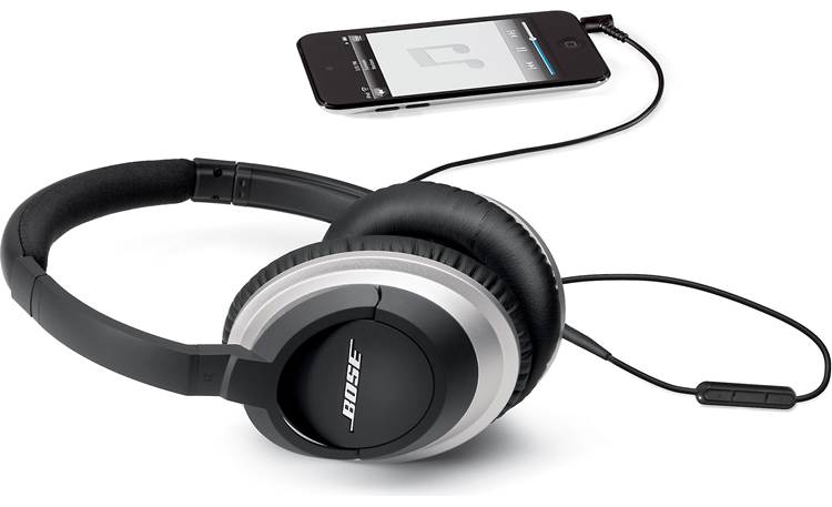 Bose® AE2i audio headphones Connected to an iPod® touch® (iPod not included)