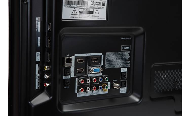 Samsung LN40D630 Back (AV inputs)