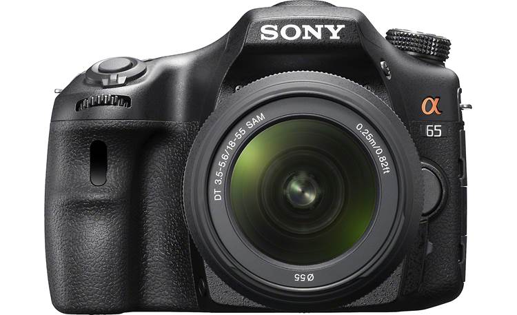 Sony Alpha SLT-A65VK Front, straight-on