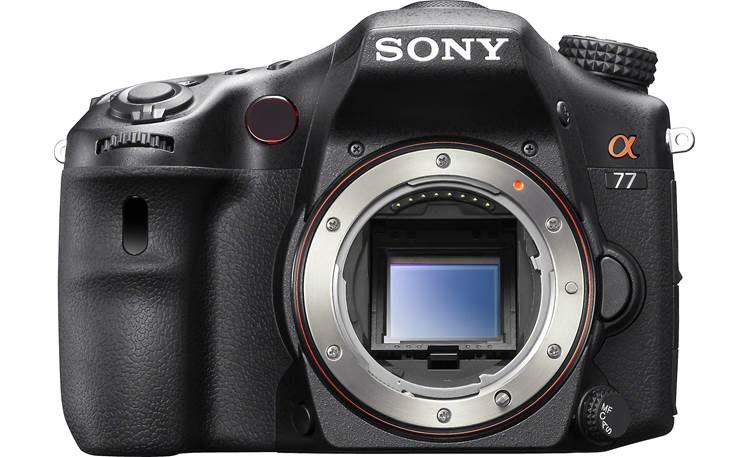 Sony Alpha SLT-A77V (no lens included) Front, straight-on