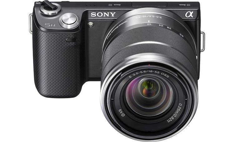 Sony Alpha NEX-5N Front view, higher angle