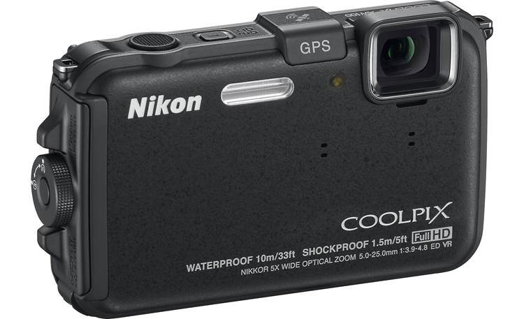 Nikon Coolpix AW100 Tilt right - Black