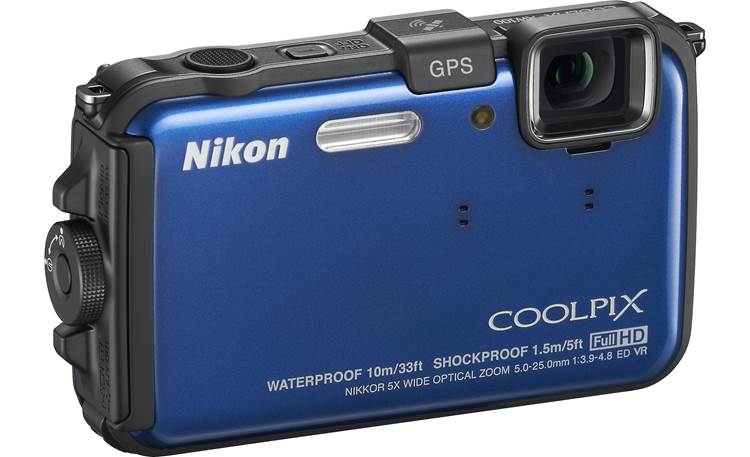 Nikon Coolpix AW100 Tilt right - Blue