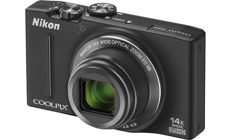 Nikon Coolpix S8200 Front - Black