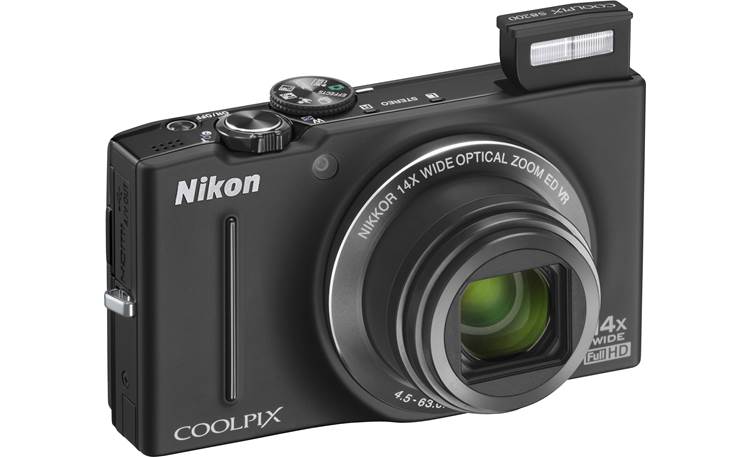 Nikon Coolpix S8200 Flash up - Black