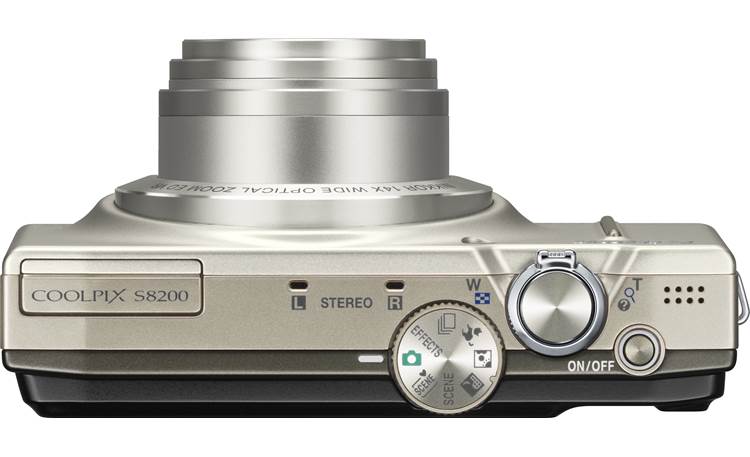 Nikon Coolpix S8200 Top - Silver