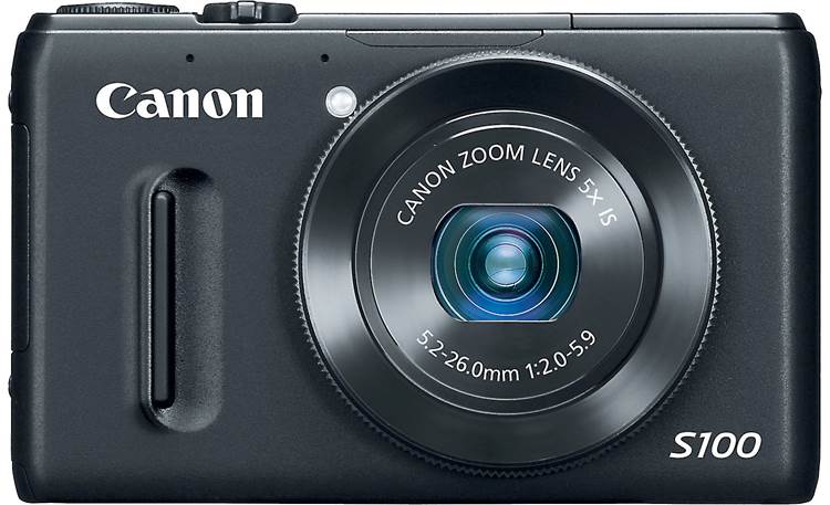 Canon PowerShot S100 Facing forward - Black