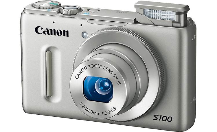 Canon PowerShot S100 Flash up - Silver