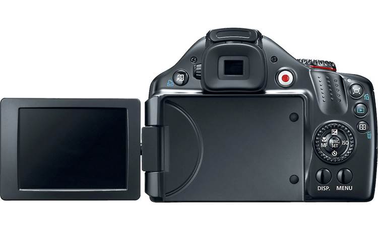 Canon PowerShot SX40 HS LCD screen open - back