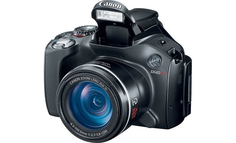 Canon PowerShot SX40 HS Flash up