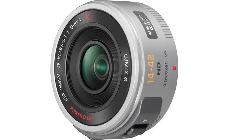 Panasonic H-PS14042K f/3.5-5.6 14-42mm Power Lens Front (silver)