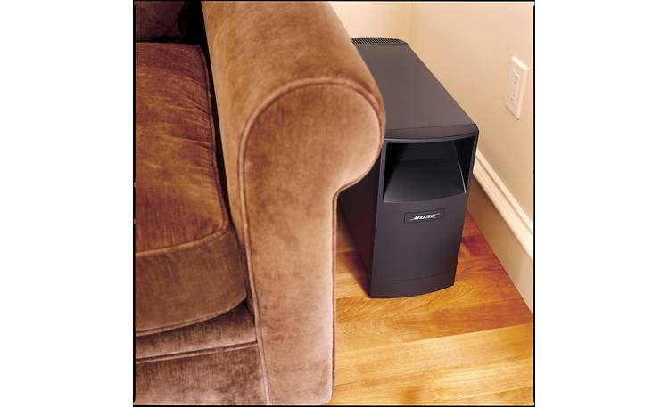 Bose® Acoustimass® 10 Series IV home entertainment speaker system Acoustimass module placed out of the way