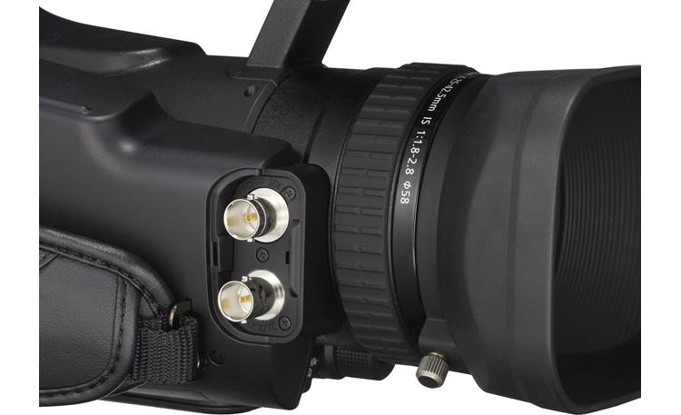 Canon XF105 High Definition Camcorder SDI and genlock/TC connectors