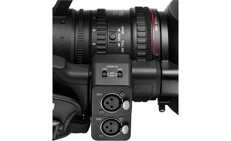 Canon XF300 High Definition Camcorder XLR connector panel
