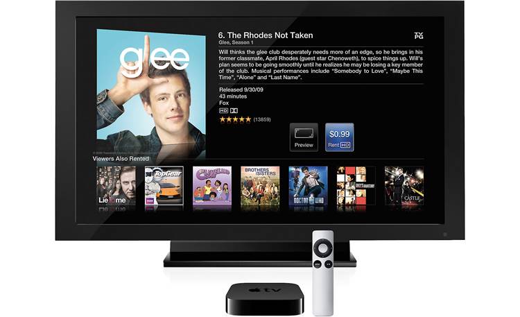 Apple TV® TV show display (TV not included)