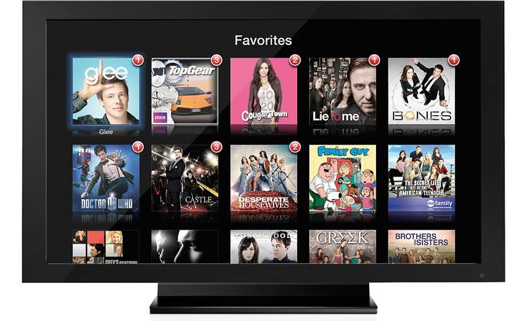Apple TV® iTunes TV rental display (TV not included)