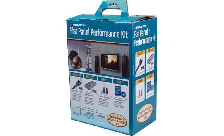 Monster Cable® Flat Panel Performance Kit Front
