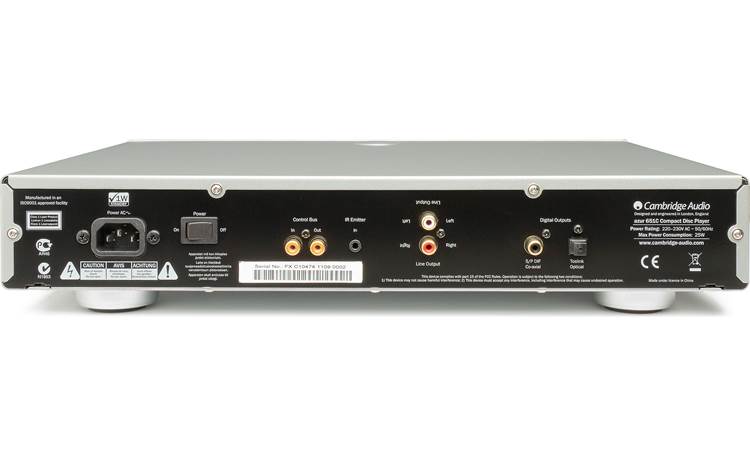 Cambridge Audio Azur 651C Back (pictured in silver)