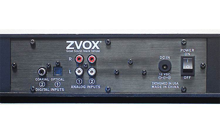 ZVOX SoundBase 220 Back