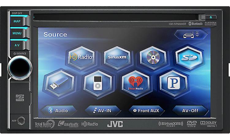 JVC KW-NT500HDT (Refurbished) Find your sources easily