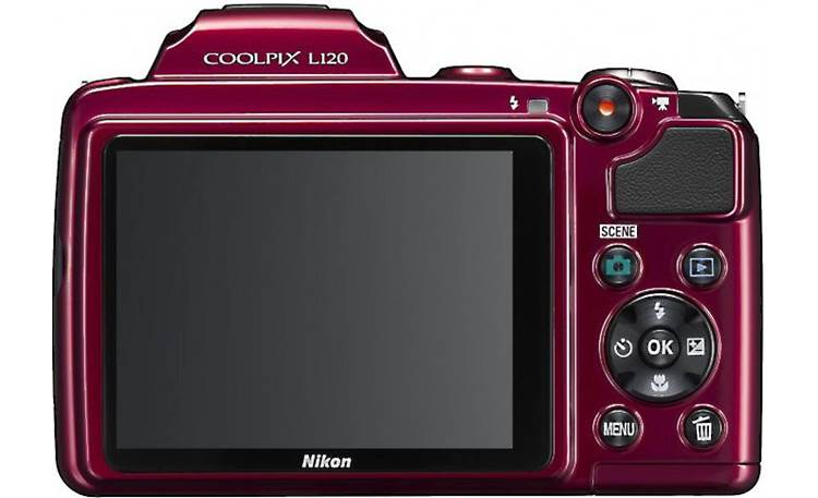 Nikon Coolpix L120 Back - Red