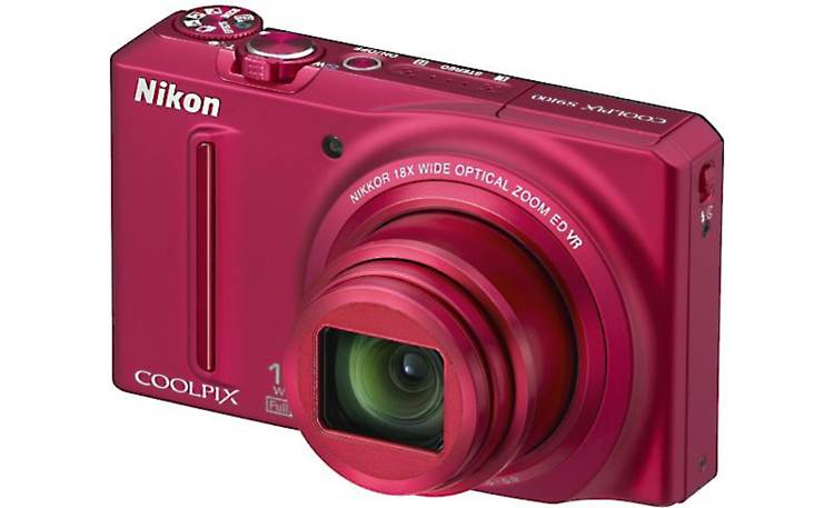 Nikon Coolpix S9100 Front - Red