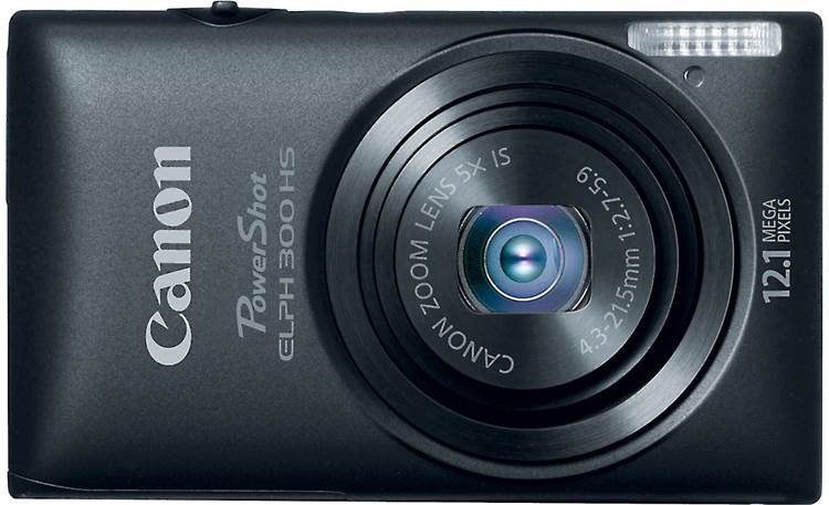 Canon PowerShot Elph 300 HS Front - Black