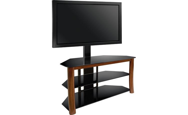 Bell'O TP-4501 Triple Play® Mount and shelving used together (TV not included)