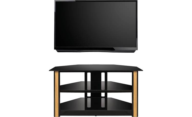 Bell'O TPC-2127 Triple Play® Mount and shelving used separately (TV not included)
